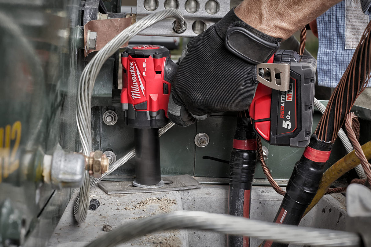 Milwauk Llave Impacto Milwaukee M18 FIW2F12-502X, Rojo, 0
