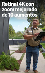 Ring Videotimbre cableado Pro (Wired Video Doorbell Pro, última generación) | Instalación con cable | Retinal 4K, 10x Zoom | Amplio campo de visión | Prueba gratuita de 30 días de suscripción Ring
