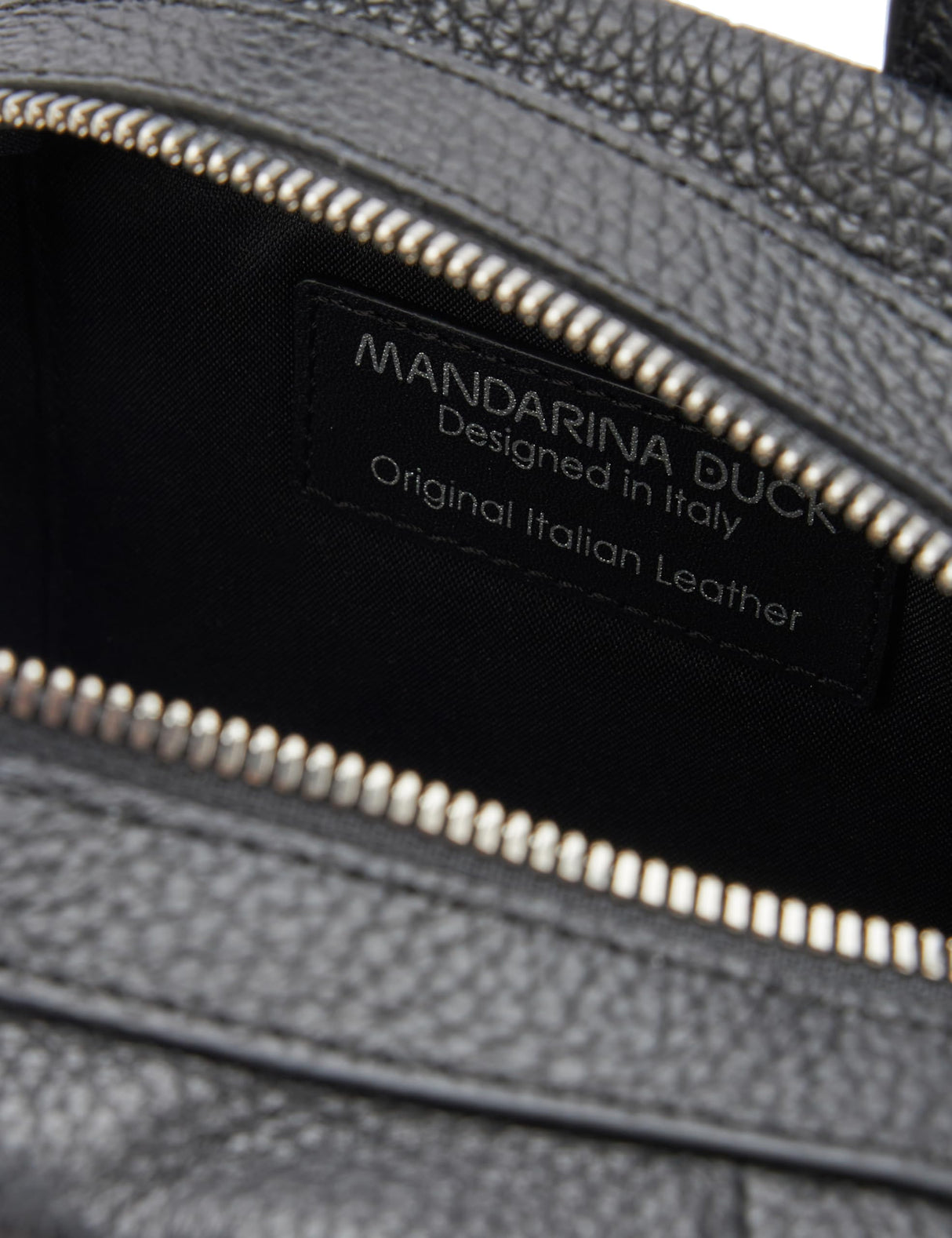 Mandarina Duck I-con Midnight Rock, Bolsa para Mujer, Nero, Talla única