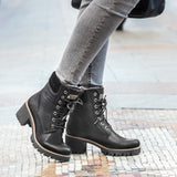 Panama Jack Phoebe, Botas Militar Mujer, Negro (Negro B17), 38 EU