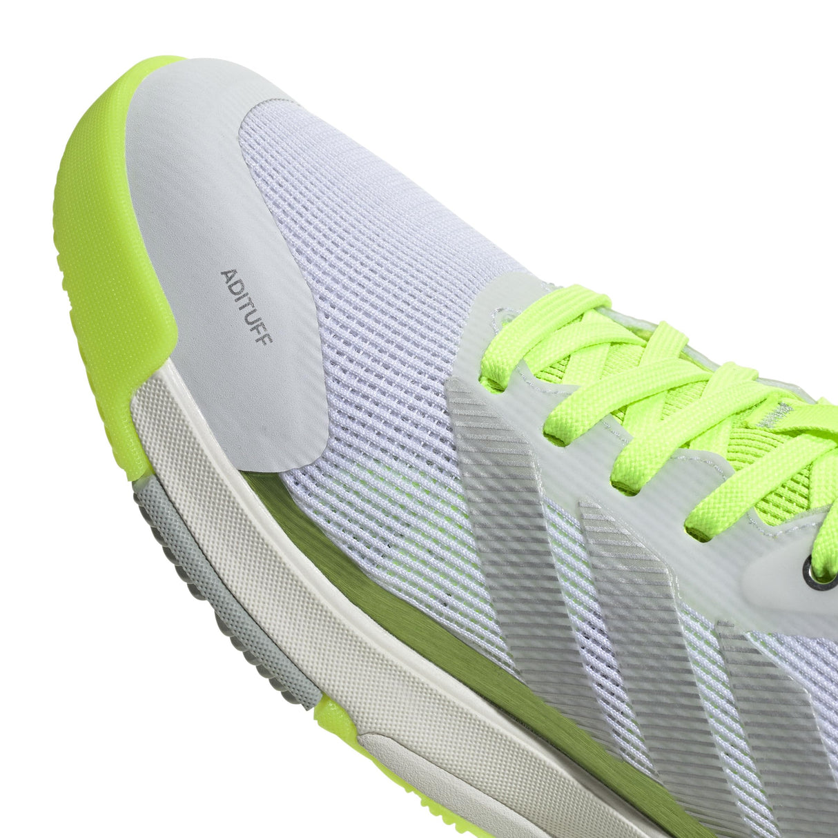 adidas Crazyquick Lightstrike Padel Shoes, Zapatos Mujer, Lucid Lemon/Silver Metallic/Wonder White, 37 1/3 EU