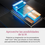 Dell Inspiron 16 Plus (7640) Ordenador Portátil de 16" 2.5K, Intel Core Ultra 7 Series 1, 16 GB de RAM, 1 TB SSD, NVIDIA GeForce RTX 4060, Windows 11 Home, Teclado Retroiluminado en Español, Ice Blue