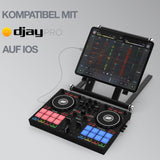 Reloop Ready Controladora de DJ compacta de 2 reproductores diseñada para Serato DJ Lite & DJ Pro, AMS-READY