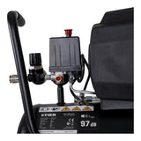 STIER Compresor LKT 240-8-24, 1100 W, presión máxima 8 bar, depósito de 24 litros, 21 kg, adecuado para aplicaciones por ejemplo con pistolas de soplado, pistolas de pintura, pistolas de remaches