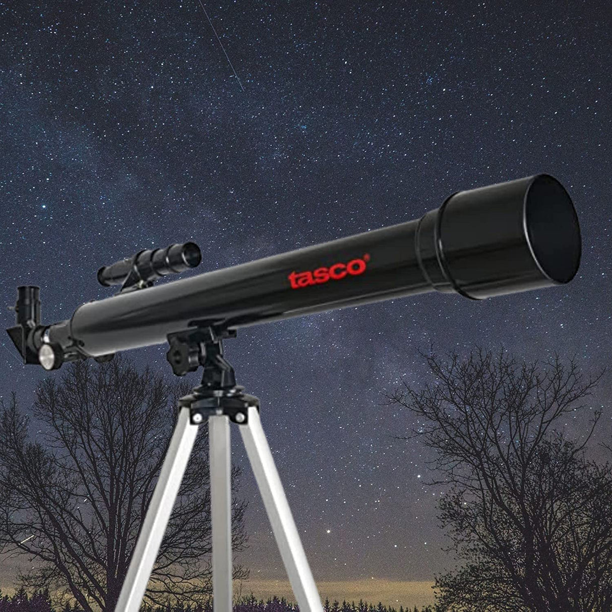 Tasco - Telescopio 600x50 Space Station Negro/Rojo - Telescopio astronómico para adultos y principiantes - T60050W