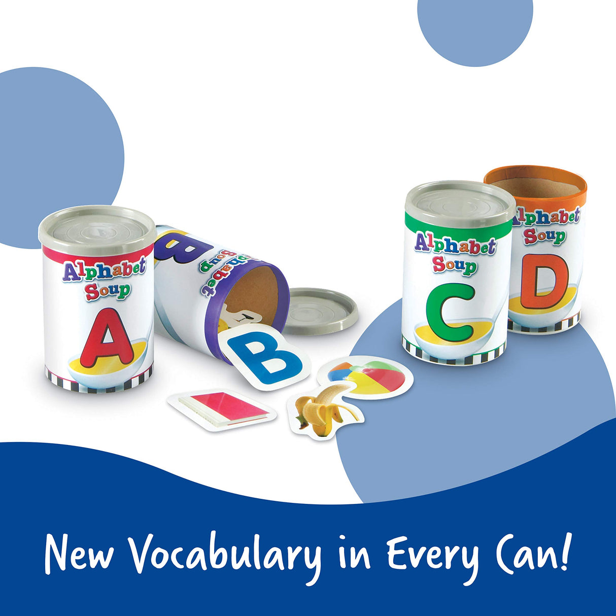Learning Resources Sopas clasificadoras del alfabeto Alphabet Soup Sorters