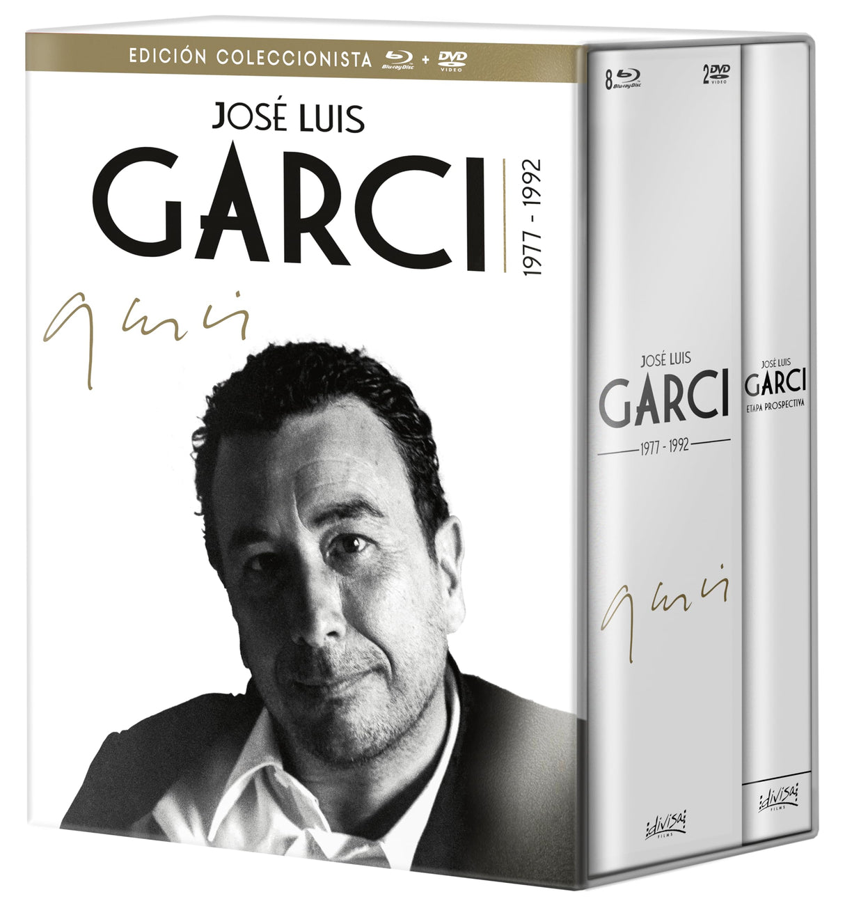 Jose Luis Garci - Edicion Coleccionista (1977-1992): Pack 8 Peliculas (Blu-ray) + Tv Serie: Historias Del Otro Lado (6 capítulos) (DVD) + Libro 330 Páginas