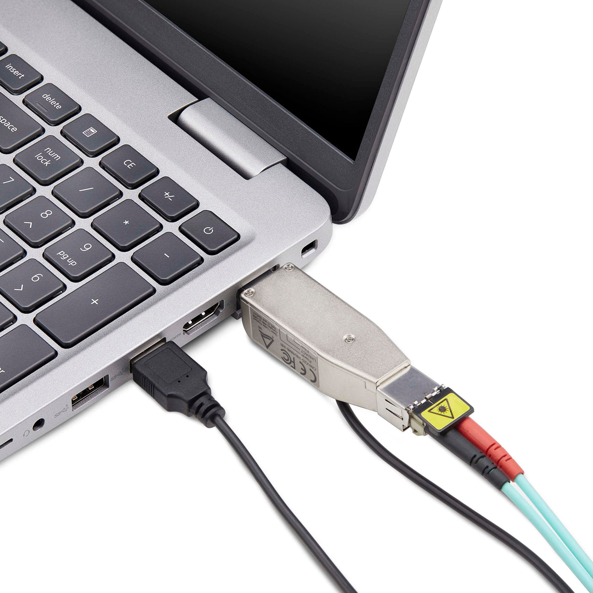 StarTech.com Mini Conversor de Medios de Fibra Gigabit a Ethernet RJ45 - de Fibra Monomodo o Multimodo - Alimentado por USB