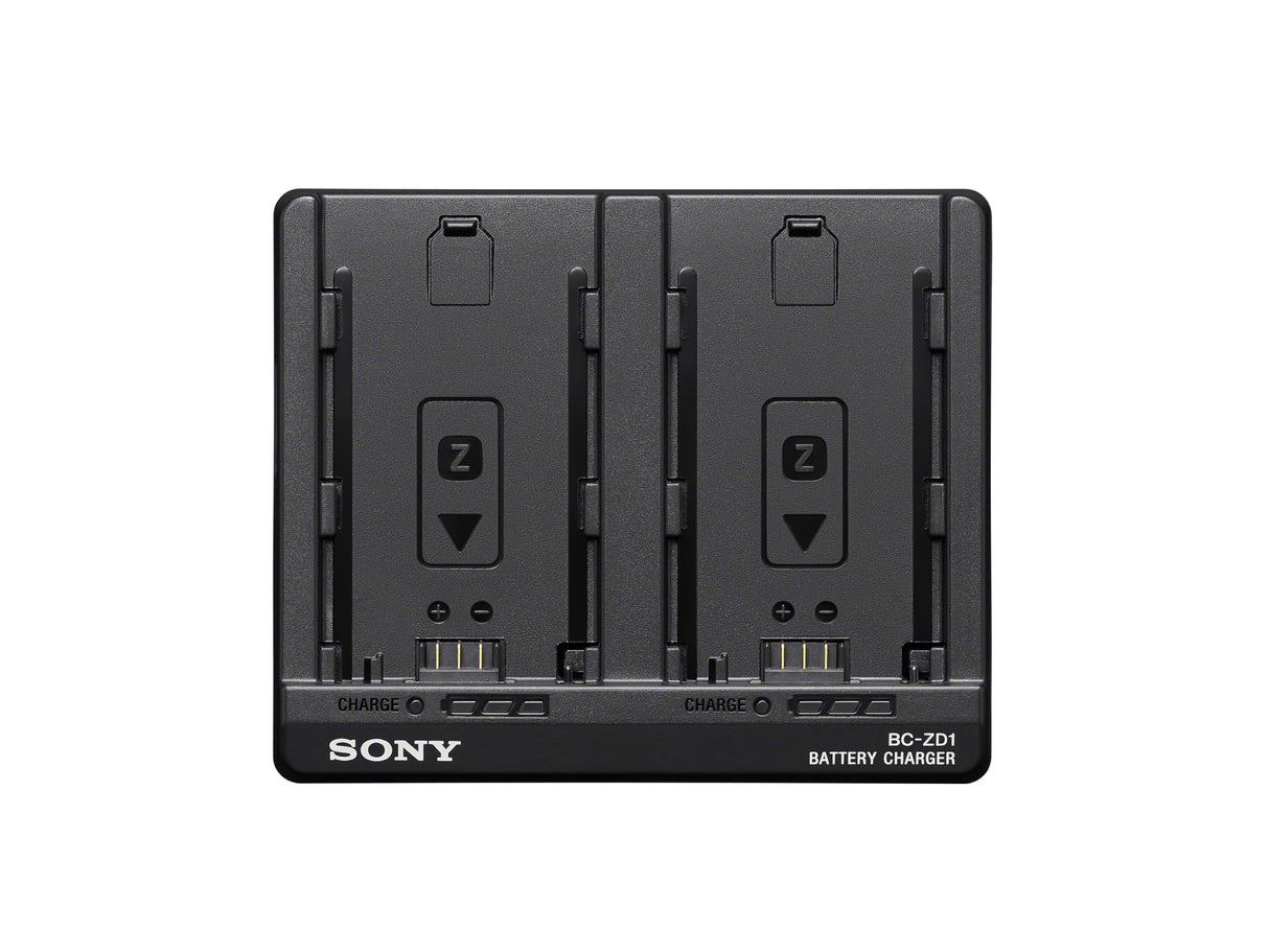 Sony Cargador de batería BC-ZD1 Cargador de batería, para baterías NP-FZ100 de Alta Capacidad (2), con compatibilidad con USB Power Delivery
