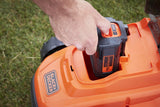 BLACK+DECKER BCMW3336N-XJ - Cortacésped eléctrico de 36V, Ancho de corte de 33 cm, 5 alturas ajustables de 25 a 65 mm, Cuchilla de acero, Ideal hasta 600m², Depósito 35L, No incluye batería/cargador