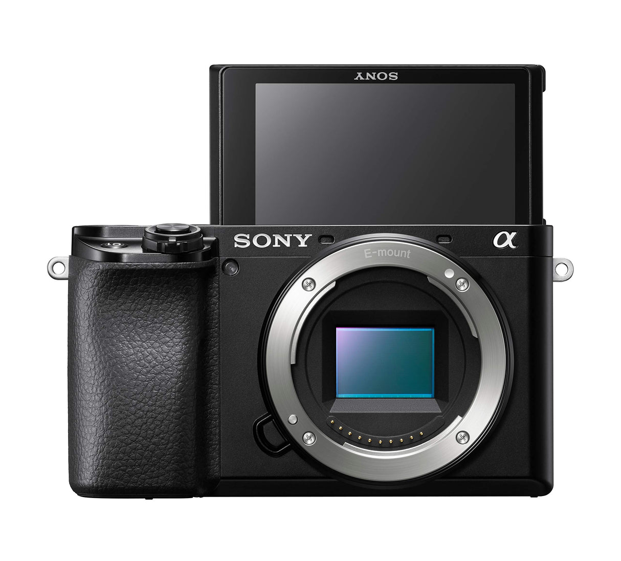 Sony ILCE6100AB.CEC Alpha 6100 Cámara Evil APS-C, Enfoque automático rápido 0.02s, Eye AF para Personas y Animales, grabación de vídeos en 4K y Pantalla inclinable, Cargador Incluido