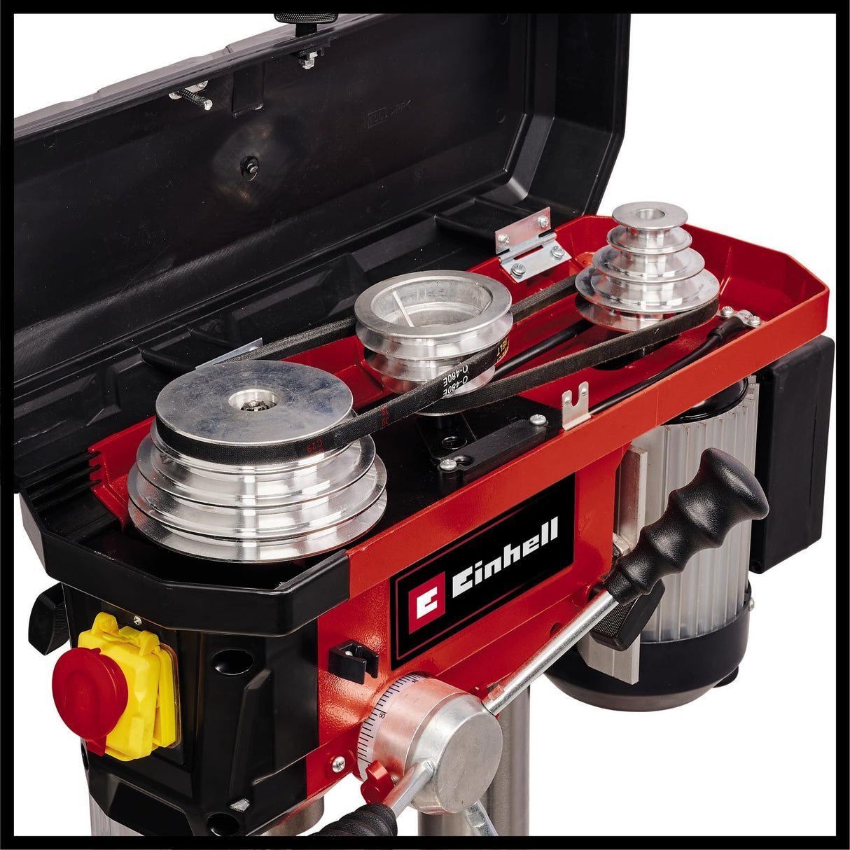 Einhell Taladro de columna TC-BD 630/1 (630 W, profundidad de perforación máx. 60 mm, tope de profundidad de perforación ajustable, diámetro de broca máx. 16 mm)