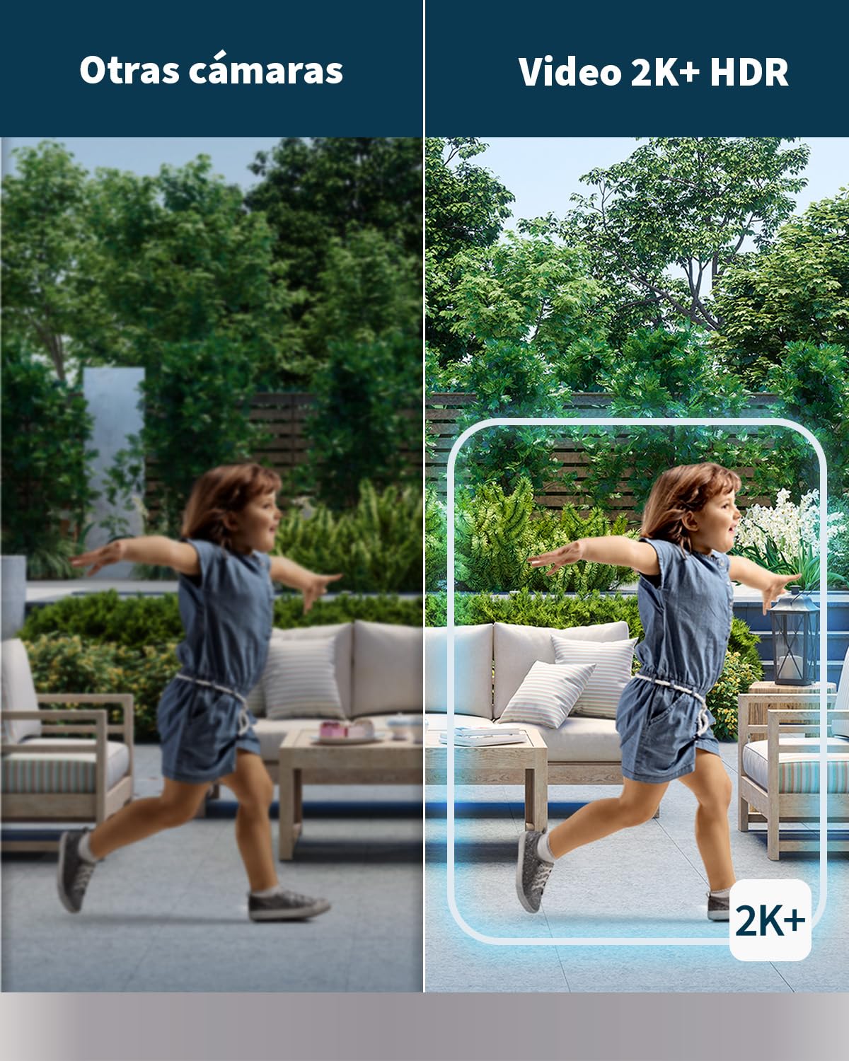 Arlo Pro 5 Camara de Vigilancia WiFi Exterior 2K, Camara Vigilancia WiFi Interior, Sensor de Movimiento, Alarmas para Casa, Visión Nocturna Color, Prueba Secure Incluida, 2 Cámaras, Blancas