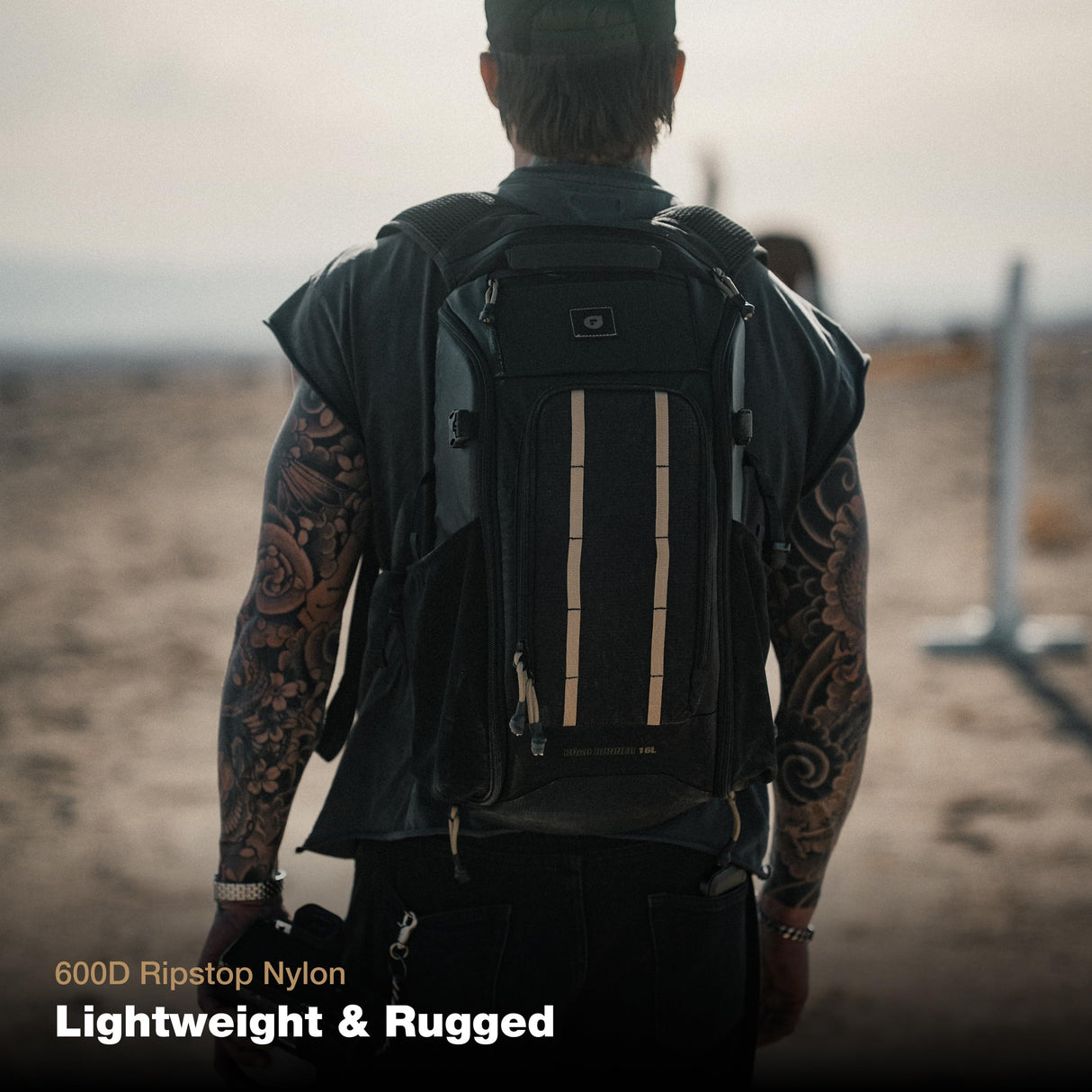 PolarPro - Roadrunner - 16L - Mochila - Ultraligera, compacta para un Acceso rápido y fácil - Se Adapta a Todo tu Equipo fotográfico - Funda para la Lluvia incluida