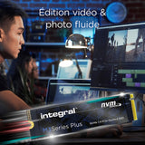 Integral Unidad de Estado Sólido SSD NVMe 2TB M.2 2280 PCIe Gen4x4 - R-4850MB/s W-4400MB/s TLC