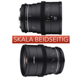 Samyang SA1612 - Lentes de Cámara Compatibles con 35MM T 1.5 MK2 Nikon, Negro