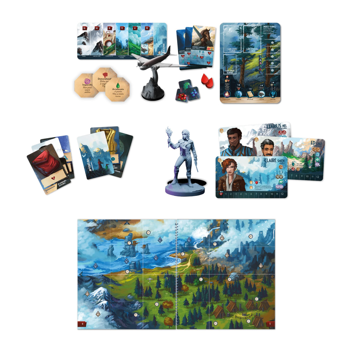 Sleeping Gods Distant Skies – Collector's Edition – Juego en Caja cooperativo – 1 – 4 Jugadores – Más de 14 años – Edición en Italiano