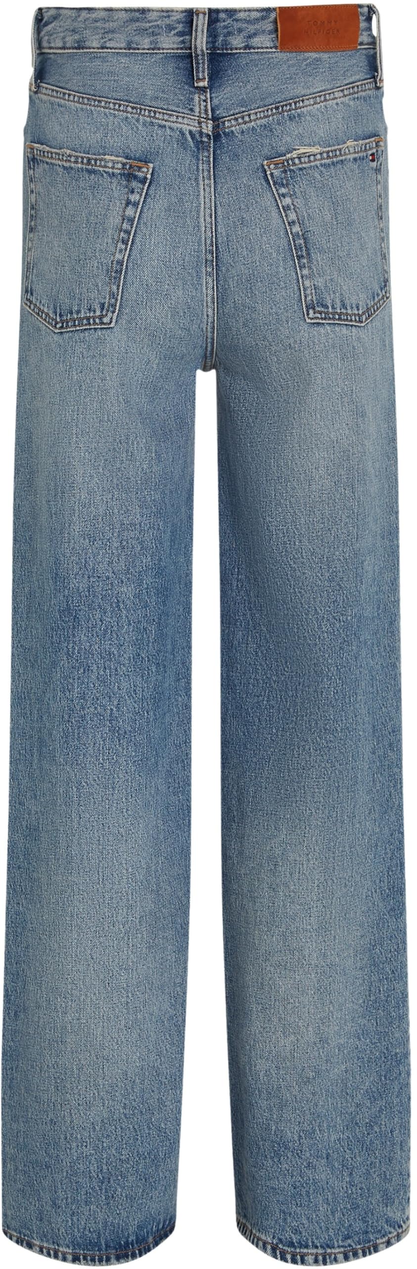 Tommy Hilfiger Vaqueros Mujer Wide Leg Sam Pernera Ancha, Azul (Sam), 30W/28L