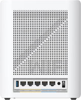 ASUS ZenWiFi BQ16 White 1-Pack - Sistema WiFi 7 Cuatribanda BE25000 (802.11be) en Malla, Ancho de Banda de 320 MHz y 4096-QAM, Dos Puertos 10G, WAN de Reserva, Seguridad de Red y Compatible con AiMesh