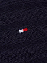 Tommy Hilfiger Jersey Hombre Essential Cotton con Cuello de Pico, Azul (Desert Sky), XL