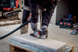 metabo Amoladora angular inalámbrica WVB 18 LT BL 11-125 Quick - 18 V, 125 mm de diámetro de disco - Motor sin escobillas, regulación de velocidad, tuerca de liberación rápida, sistema de freno