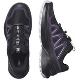 Salomon SPEEDCROSS PEAK, Zapatos de senderismo para Mujer, Black Nightshade Orchid Petal, 39 1/3 EU