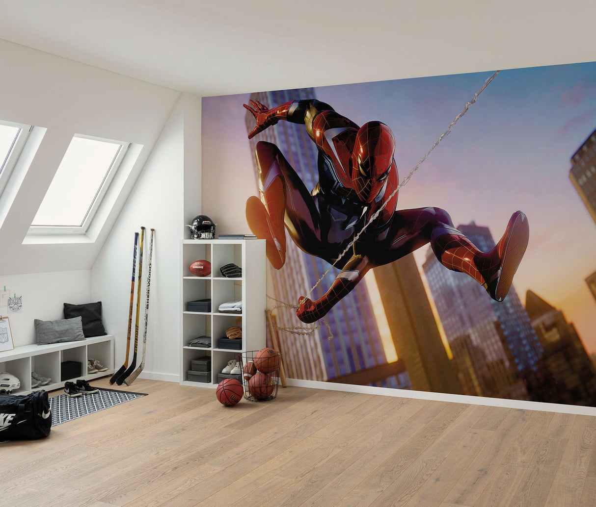 Komar WTD - Papel pintado fotográfico para habitación infantil (400 x 250 cm), diseño de Spider-Man