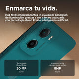 Moto g05 24GB (8G+16GB RAM Boost)/256GB Azul, España, Pantalla superbrillante de 6.67 Pulgadas, Sistema de cámaras de 50 MP, Modo Retrato con IA, Soft Luxe, Corning Gorilla Glass 3, batería 5200 mAh