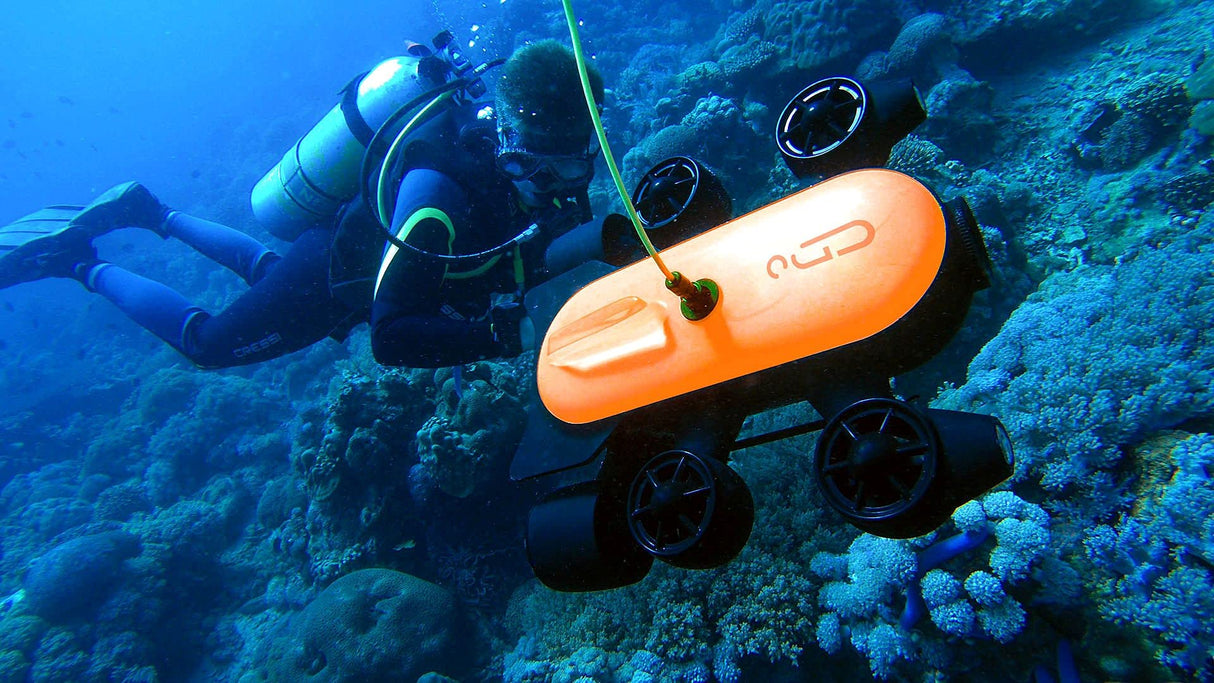 Geneinno 150 m Tether Titan Professional Underwater Drone ROV AUV Robot