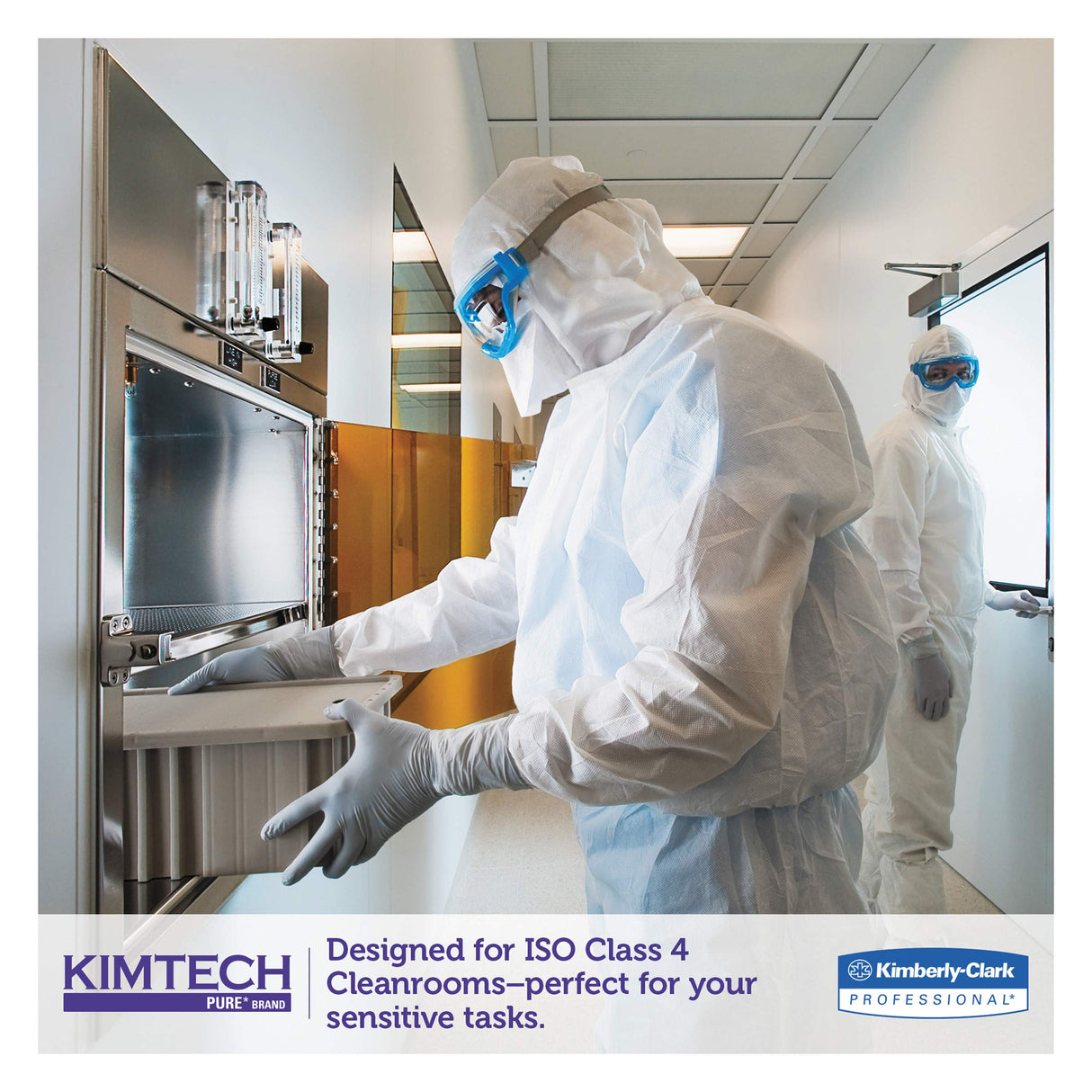 Kimtech Pure W4 Paños 7605, 5 bolsas x 100 hojas blancas