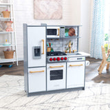 KidKraft Cocina de Juguete Uptown Elite de Madera para niños con Luz y Sonido y Dispensador de Cubitos de Hielo, Juguetes niños 3+ años (53437) Exclusivo en Amazon