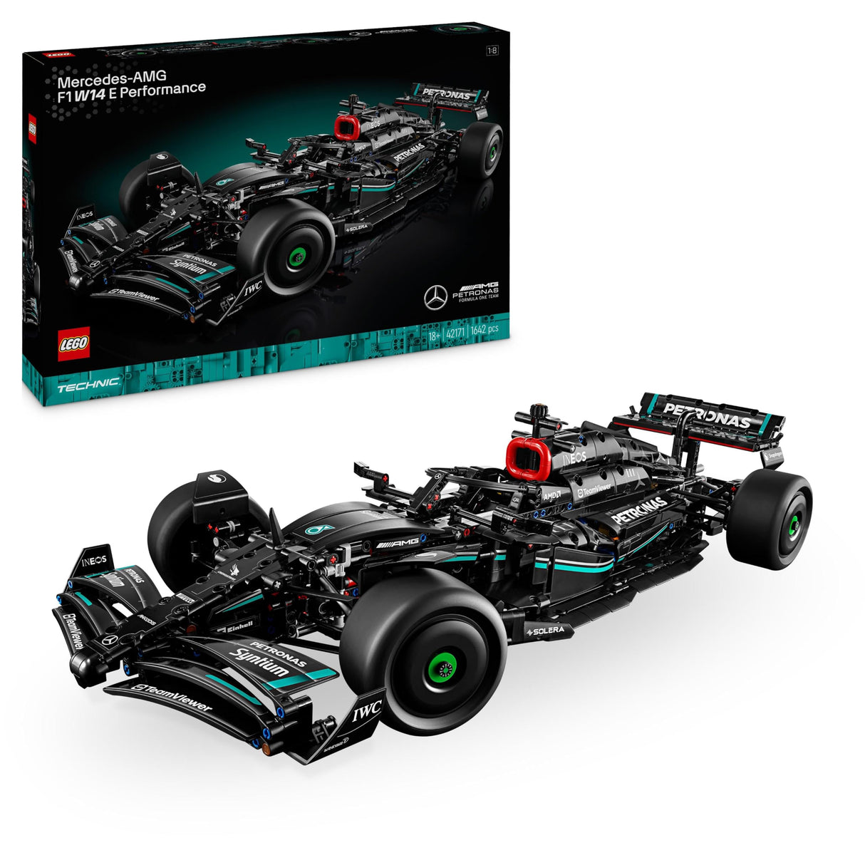 LEGO Technic Mercedes-AMG F1 W14 E Performance Maqueta de Construcción de Coche de Carreras a Escala, Regalo de Cumpleaños para Hombres y Mujeres, Decoración para el Hogar o la Oficina 42171