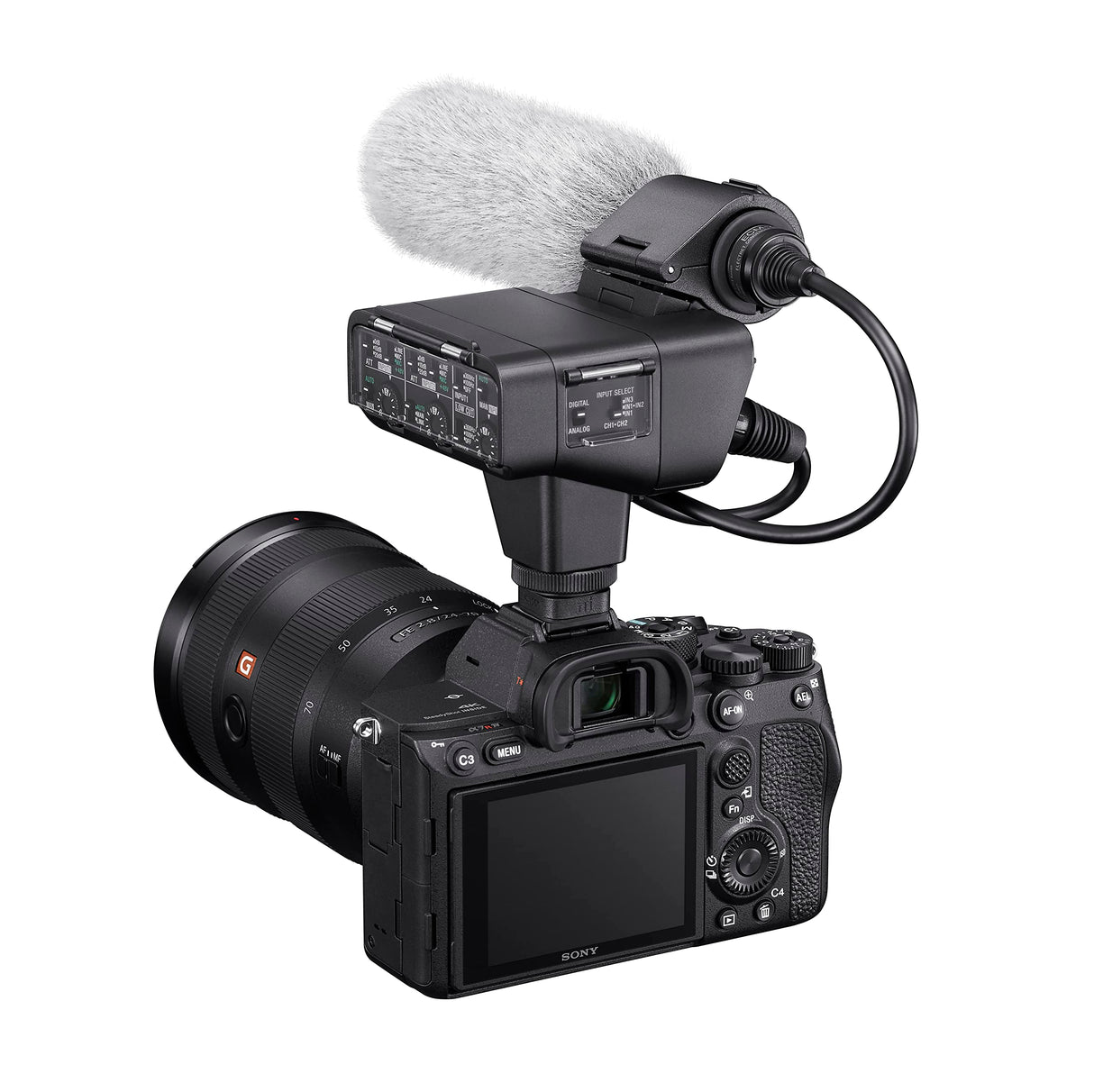 Sony XLR-K3M - Juego de Adaptador con Caja XLR y micrófono direccional, Color Negro