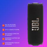 JBL Flip 7, Altavoz Bluetooth portátil inalámbrico Potente, 16h de batería, Resistente al Agua IP68, a Prueba de Polvo y caídas, Sonido Pro, AI Sound Boost, Compatible con Auracast, Azul