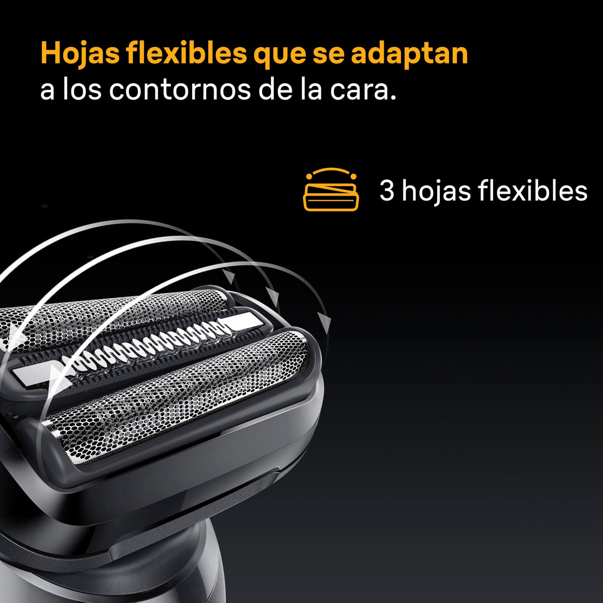 Braun Afeitadora Eléctrica Hombre Series 5, Máquina De Afeitar Barba En Seco Y En Mojado, 2 Modos De Afeitado, 50 Min De Uso, Láminas Flexibles, Carga Rápida, Estuche De Viaje, 52-N1000SI, Negro