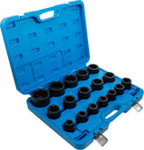 BGS 5242 | Juego de llaves de vaso de impacto | entrada 20 mm (3/4") | 19 - 55 mm | 17 piezas
