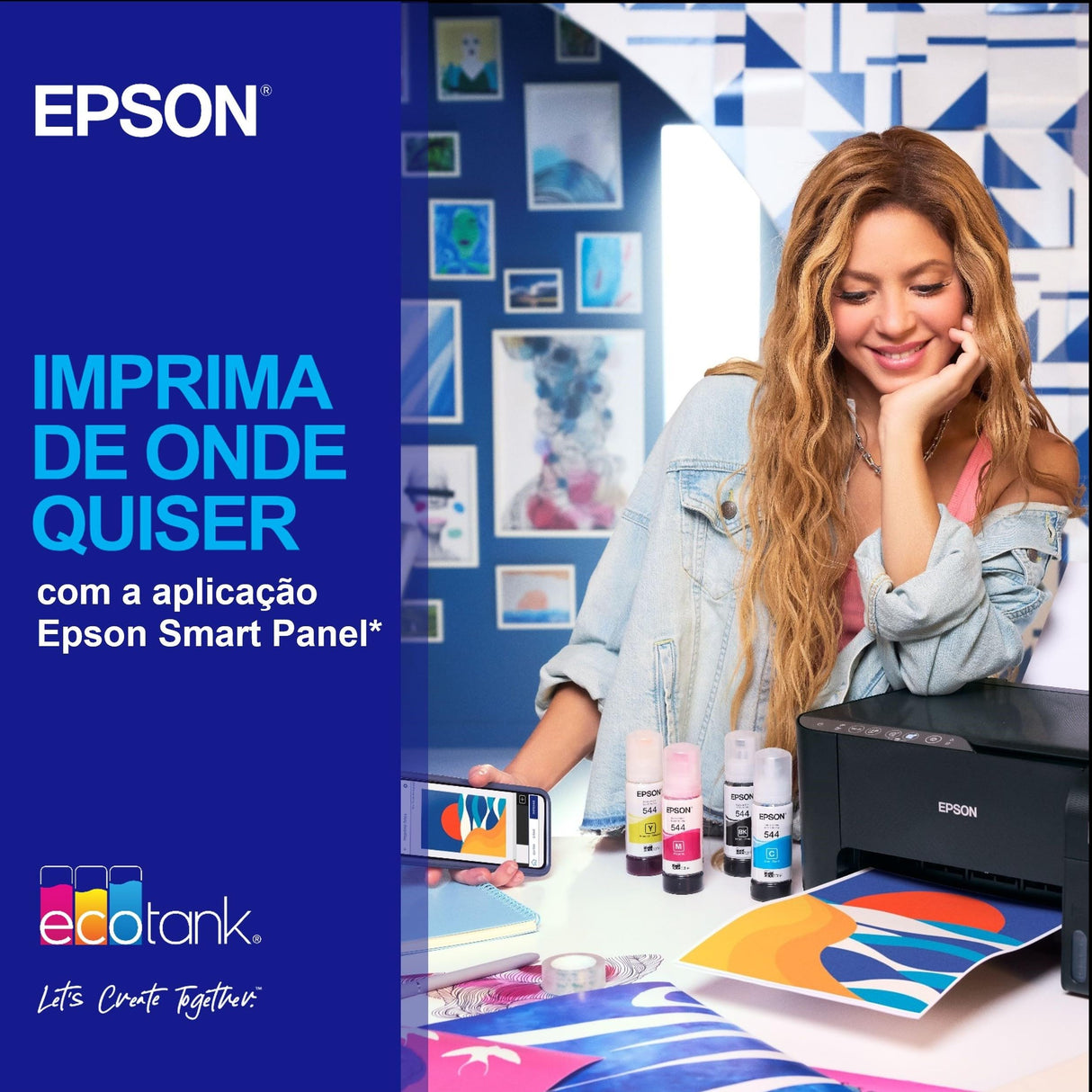 Epson Impresora multifunción EcoTank ET-2870 A4 con depósito de Tinta, conexión Wi-Fi y hasta 3 años de Tinta incluida