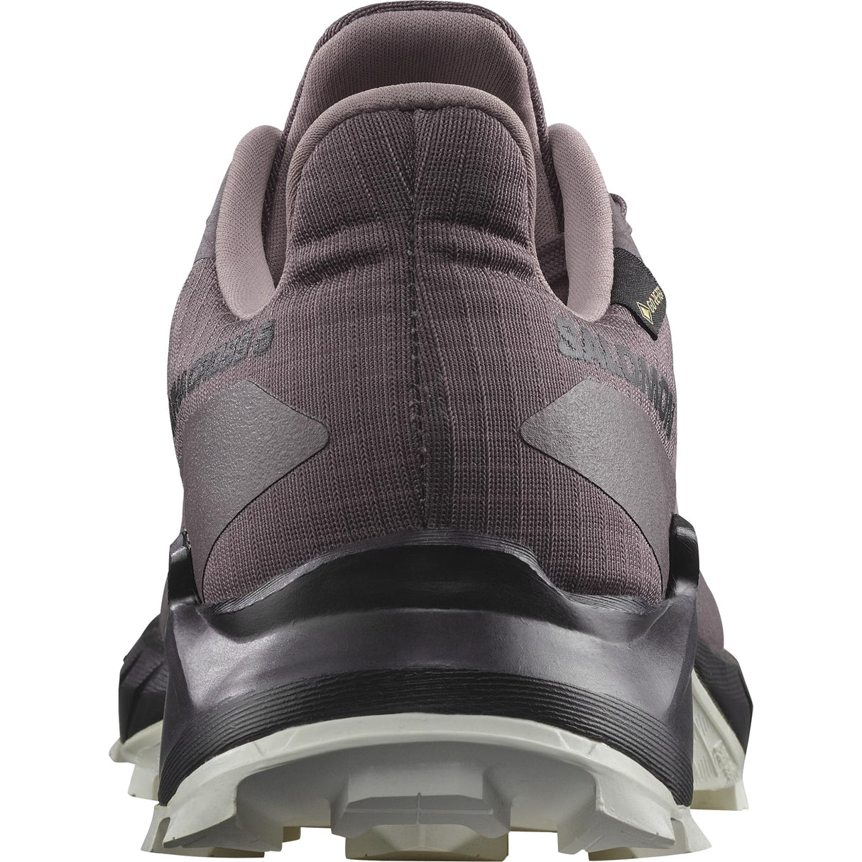 Salomon ALPHACROSS 5 GORE-TEX, Zapatos de senderismo para Mujer, Moonscape Black White, 39 1/3 EU