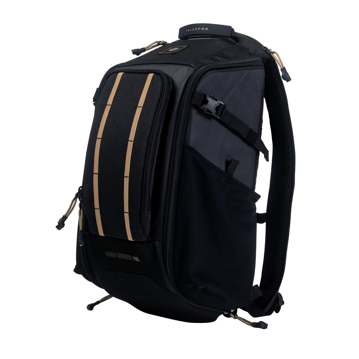 PolarPro - Roadrunner - 16L - Mochila - Ultraligera, compacta para un Acceso rápido y fácil - Se Adapta a Todo tu Equipo fotográfico - Funda para la Lluvia incluida