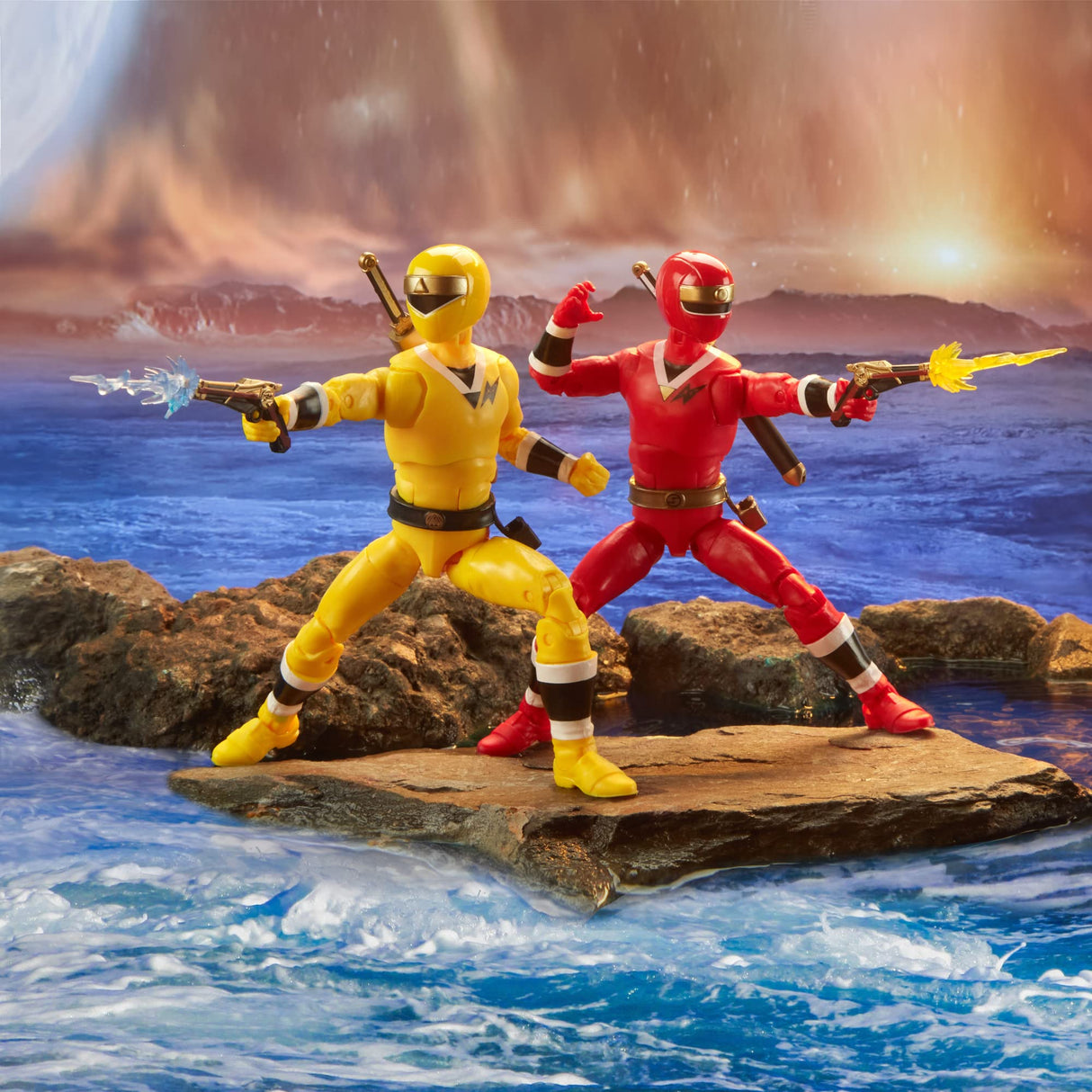Power Rangers - Lightning Collection - Pack de 5 Alien Rangers - Figuras Premium coleccionables de 15 cm con Accesorios