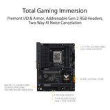 Asus TUF Gaming B760-PLUS WiFi D4 - Placa Base ATX Intel LGA 1700 (PCIe 5.0, Tres PCIe 4.0 M.2, VRM de 12+1 Fases, 2.5Gb Ethernet, DisplayPort, HDMI, USB 3.2 Gen 2 Type-C Frontal, Aura Sync)