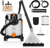 ZEEGMA ZONDER WASH aspiradora de lavado 1400W con función de soplado y extracción de agua, filtro HEPA, 4L, elimina ácaros y alérgenos, 13m de alcance, accesorios incluidos