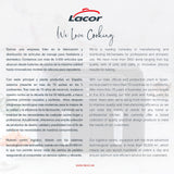 Lacor - 69508 - Freidora Sin Aceite DuploAir, Air Fryer con Pantalla Táctil, Doble Cestillo, Incluye Recetario, 11 programas, Función Deshidratado, Antiadherente ECO, Gran Capacidad 9L, 2400 W