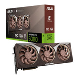 ASUS Tarjeta gráfica GeForce RTX 5080 16 GB GDDR7 Noctua OC Edition Gaming (Nvidia RTX5080, NVIDIA Blackwell, DLSS 4, PCIe 5.0, 2 x HDMI 2.1b, 3X DisplayPort 2.1b, RTX5080-O16G-NOCTUA)