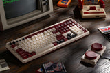 8BitDo Retro 108 Mechanical Keyboard with 108 Keys and Integrated Numpad, Bluetooth/2.4G/USB-C Hot Swappable Wireless Gaming Keyboard for Windows and Android - Fami Edition - QWERTY English Keyboard