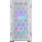 Silverstone Fara H1M Pro, Blanco, Chasis Gaming Micro-ATX Elegante y Diferente con iluminación ARGB, SST-FAH1MW-PRO