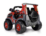 FEBER - Challenger 12 V Coche, Coche de 2 Plazas Deportivo, Color Rojo, Alcanza 5,3km/h, Incluye Batería y Cargador, Autonomía de 40 min, para Niños de 3 a 7 años, Famosa (800008262)