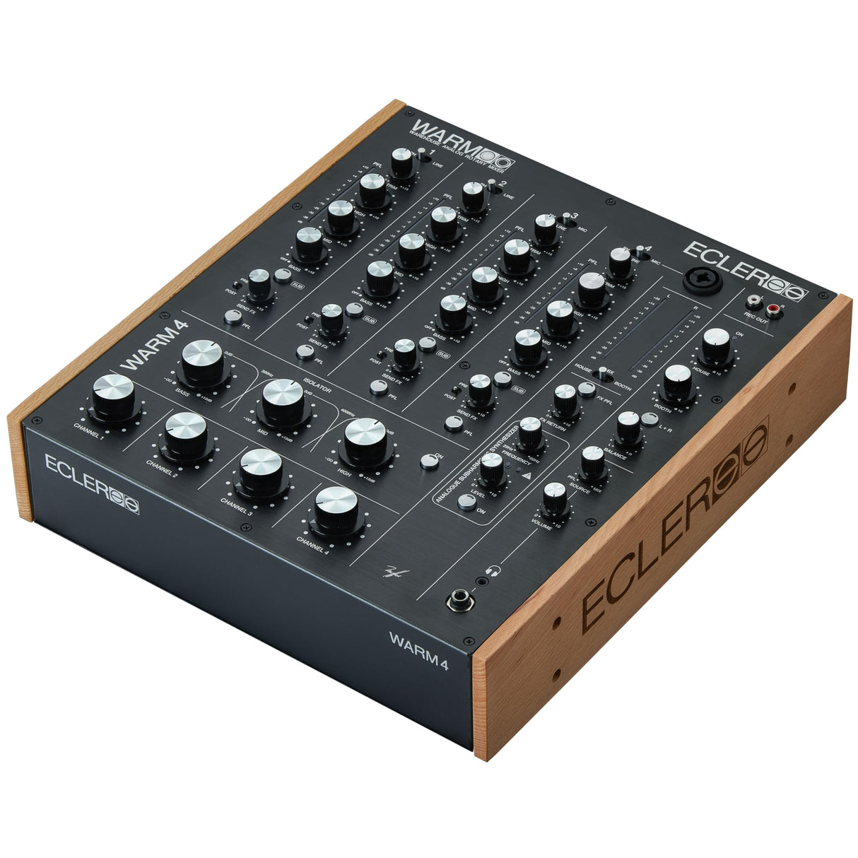 Ecler Warm4 - Batidora rotativa para DJ (4 canales)