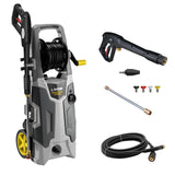 Lavor Hidrolimpiadora de agua fría CRUISER 200 Extreme con enrollador de manguera y motor de inducción, Presión max 200 bar, Caudal max 300 litros por hora, Motor 2300 Watt