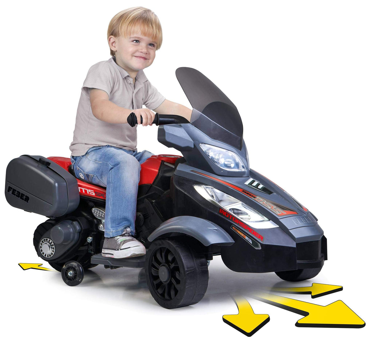 FEBER Motorspider 12V. Trimoto para niños/as de más de 3 años (800012840)